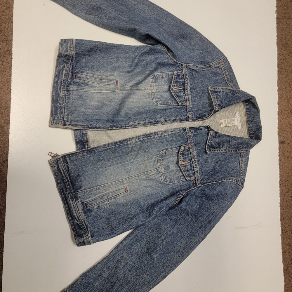 Jean jacket crazy horse blue XL